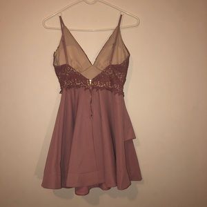 a'gaci Dresses - A’gaci dusty rose fit and flare dress a'gaci Dresses - A’gaci dusty rose fit and flare dress
